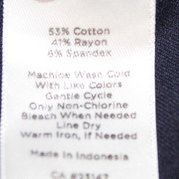 Talbots Navy High-Waist Straight Leg Pant - Sz 20 - Picture 6 of 6